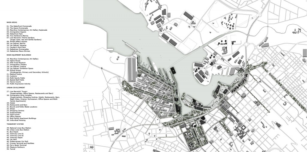 requalification urbaine du centre ville de Port louis à l'ile Maurice