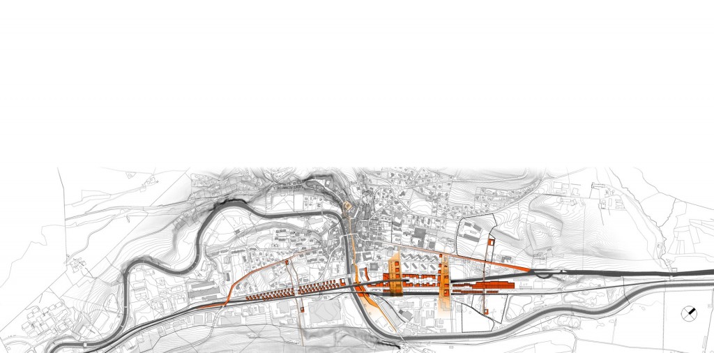 projet urbain pour Moudon en Suisse