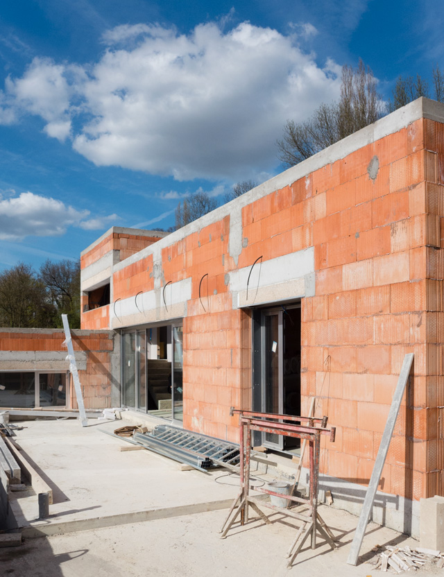 Chantier de la maison Vinesghoot à Montlignon( 93)