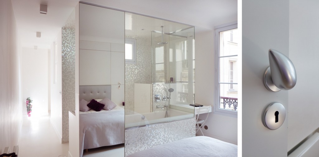appartement White suite parentale acec salle de bain ouverte